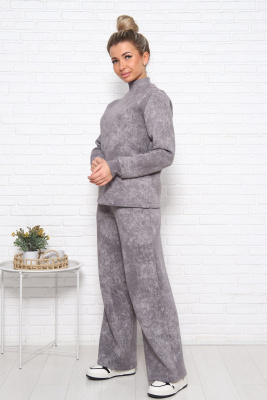 1044 Костюм женский серый